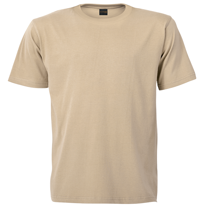 160g Barron Crew Neck T-Shirt - Stone
