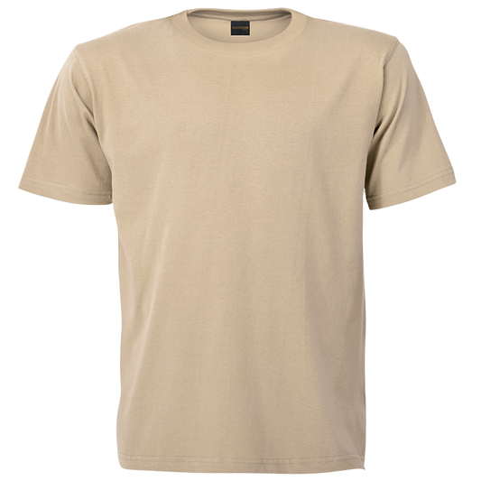 160g Barron Crew Neck T-Shirt - Stone