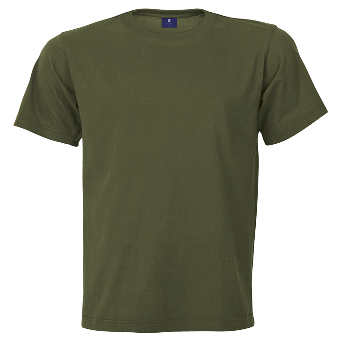 180g Barron Crew Neck T-Shirt - Dark Olive