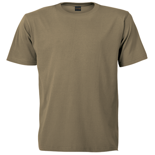 180g Barron Crew Neck T-Shirt - Khaki