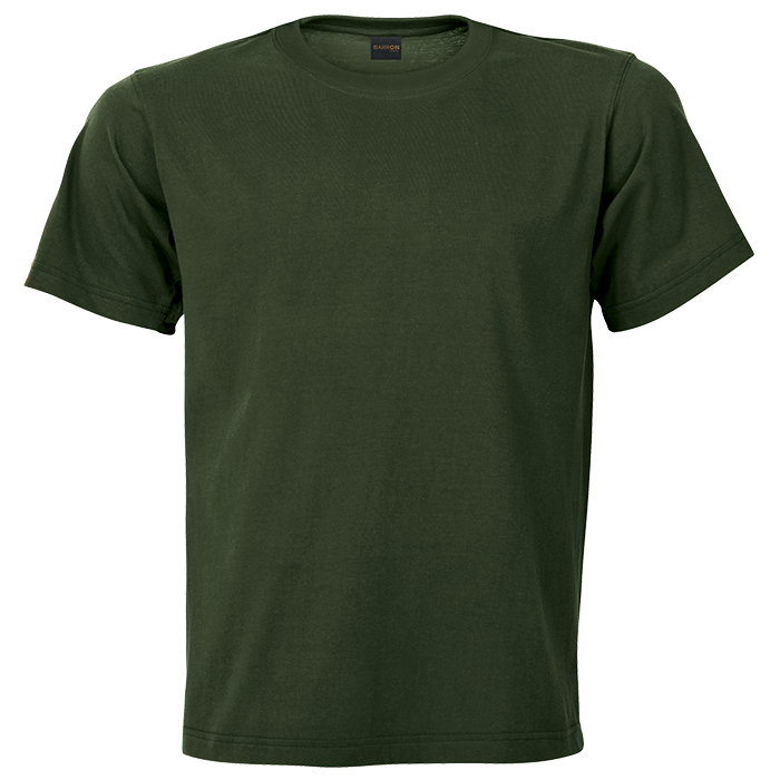 180g Barron Crew Neck T-Shirt - Military Green