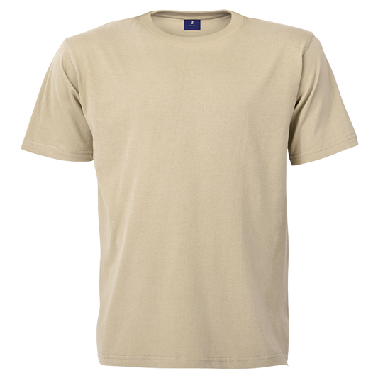 180g Barron Crew Neck T-Shirt - Stone