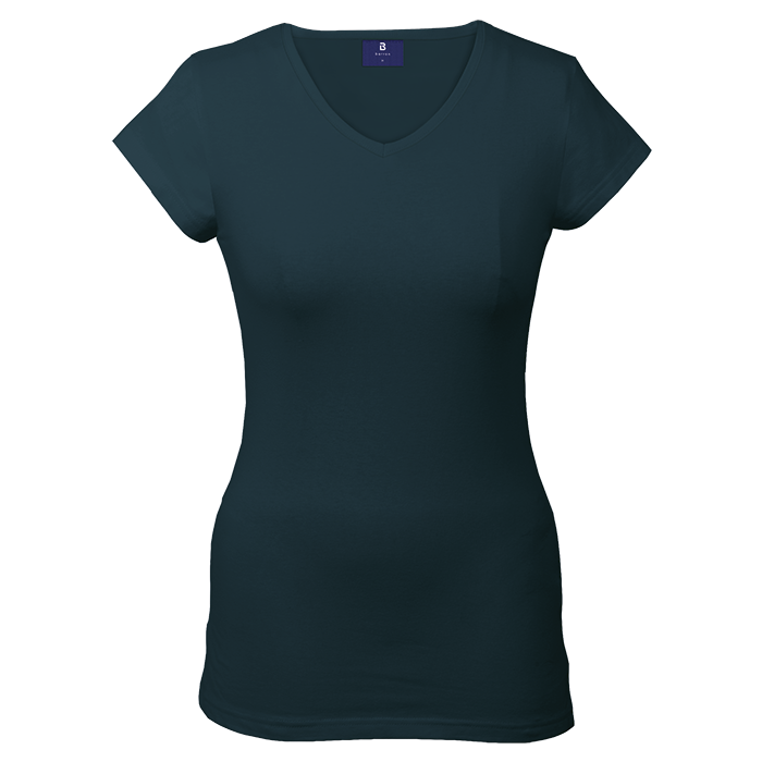 170g Essential V-Neck Slim Fit Ladies