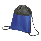 Barron BB0002 - Drawstring Sport Bag with Zip Pocket - 210D