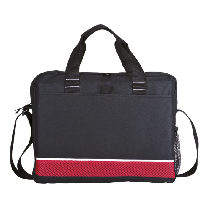 Barron BB0036 - Conference Bag with Mesh Side Pocket - 600D and Sandwich Mesh