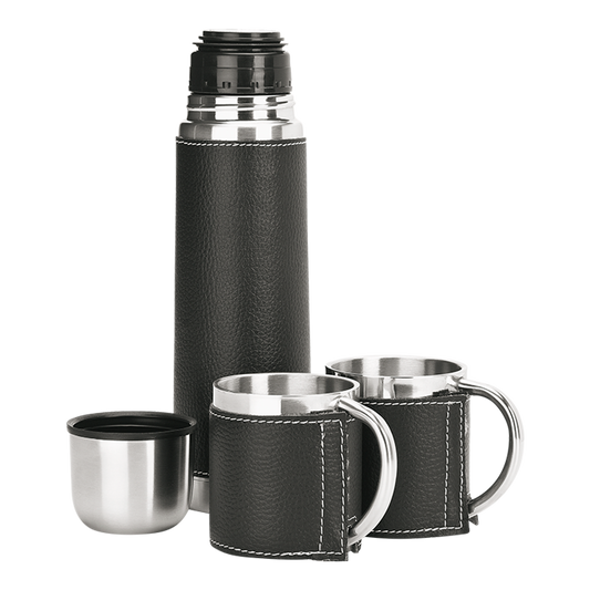 Barron BW0014 - 500ml Steel Flask and Mug Set