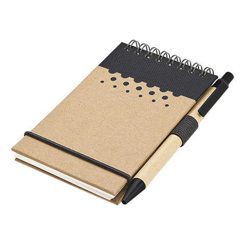 Barron BF0005 - Recycled Jotter Pad and Pen