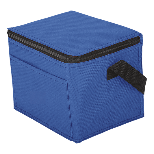 Barron BC0012 - 6 Can Cooler with Foil Liner and Pocket - Non-Woven Foil Lining