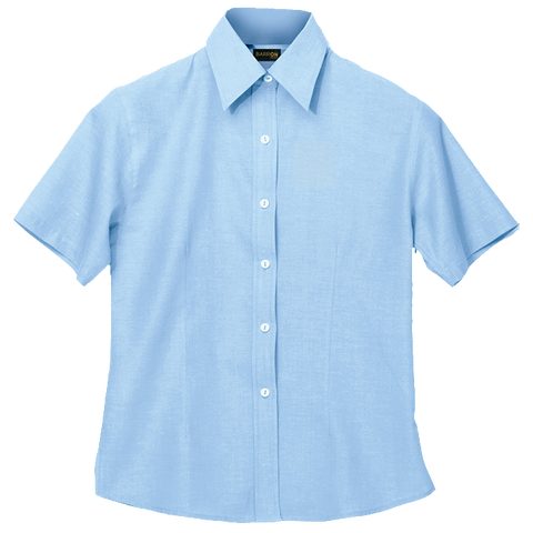 Barron Ladies Chambray Blouse Short Sleeve (LL-CHA)