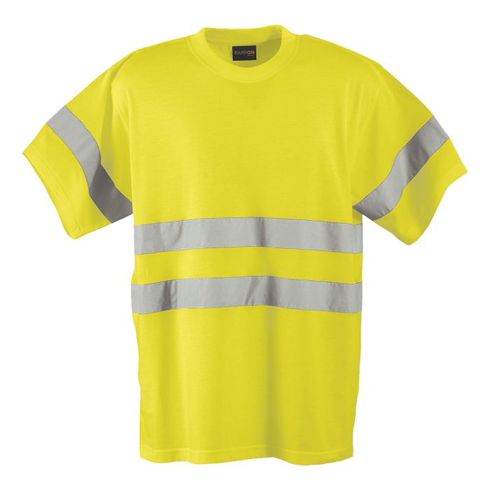 Barron 150g Poly Cotton Safety T-Shirt with tape (TSS150BT)