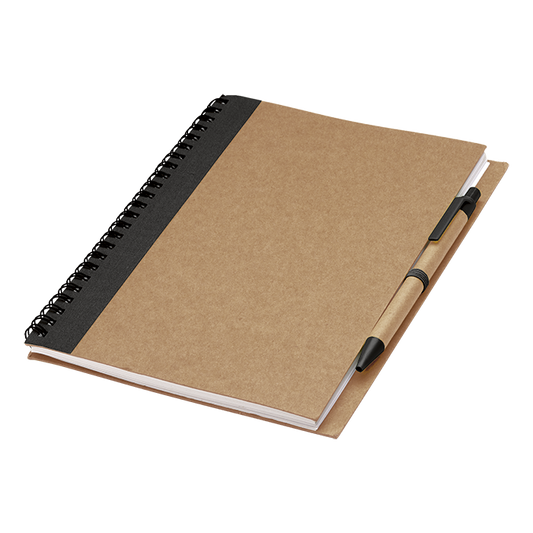 Barron BF0088 - Colour Accented Spiral Notebook with Pen