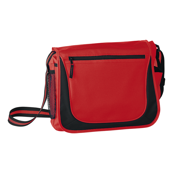 Barron BB0166 - Messenger Bag with Coloured Stripe Strap