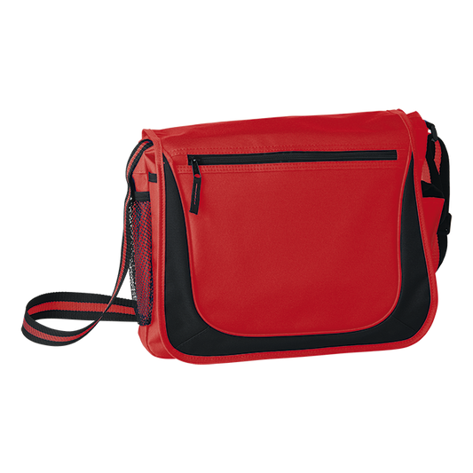 Barron BB0166 - Messenger Bag with Coloured Stripe Strap