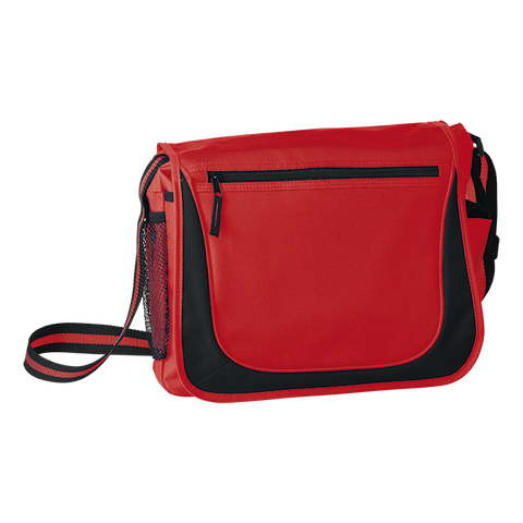 Barron BB0166 - Messenger Bag with Coloured Stripe Strap