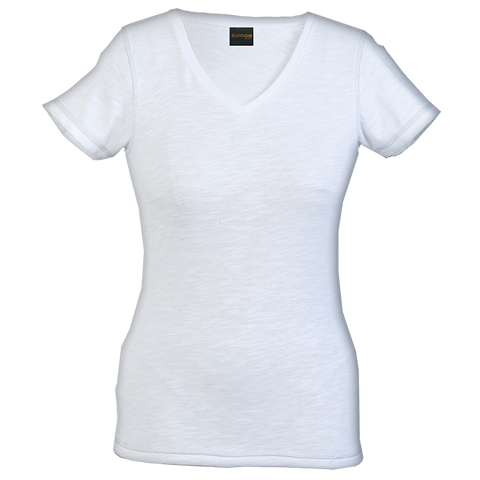 Barron Ladies Slub V Neck T-Shirt (TSL-SLUB)
