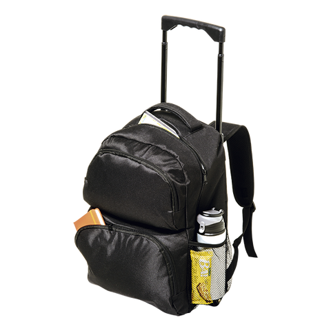 Barron BB0172 - Trolley Backpack with Two Front Zippered Pockets