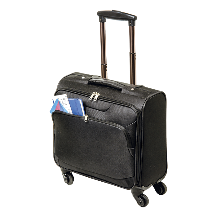 Barron BB0174 - 600D Laptop Trolley Bag with Four Wheels