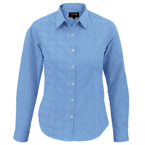 Barron Ladies Clifton Check Blouse Long Sleeve (LL-CLI)