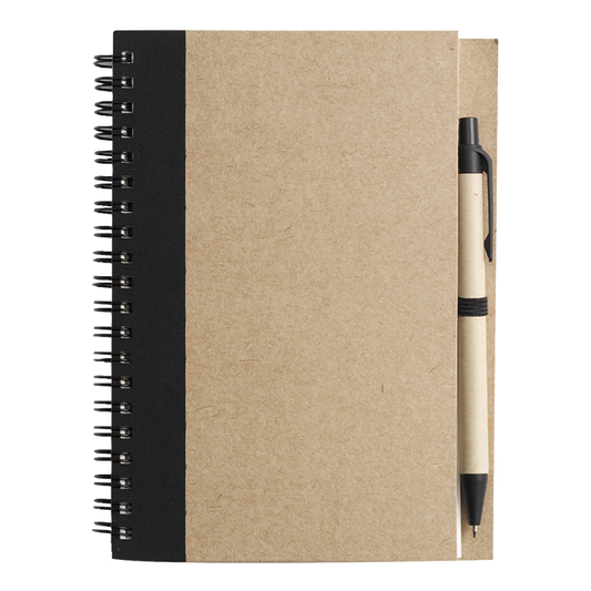 Barron BF2715 - Recycled Spiral Notebook and Pen
