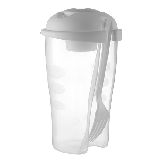 Barron BH6731 - Salad Shaker with Salad Dressing Container and Fork