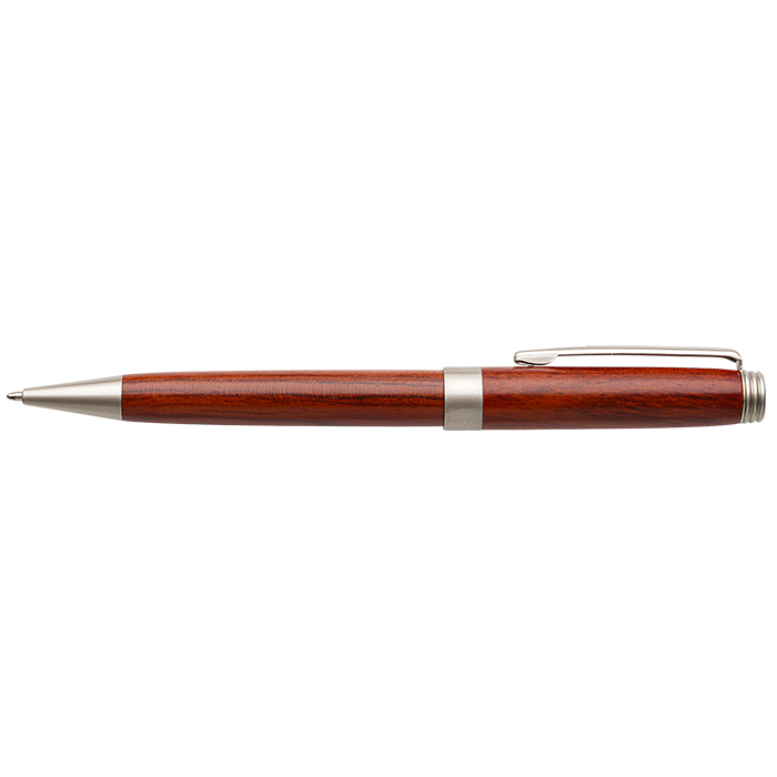 Barron BP8110 - Rosewood Ballpoint Pen in Matching Rosewood Case