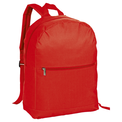 Barron BB0211 - Arch Design Backpack With Zippered Front Pocket