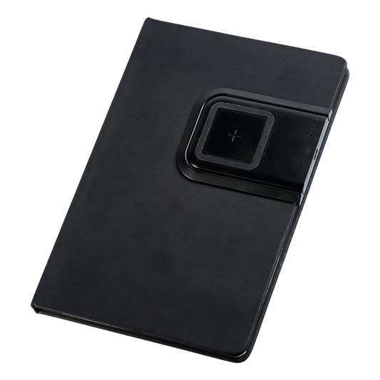 Barron BE0111 - A5 PU Notebook With Removable Wireless Charger