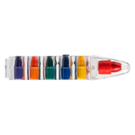 Barron BD8780 - 6 Wax Crayons In Transparent Case