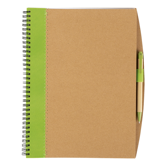 Barron BF8570 - Recycled Cardboard Notebook With Pen