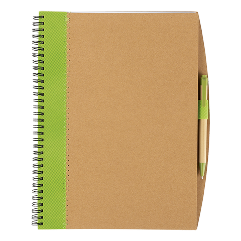 Barron BF8570 - Recycled Cardboard Notebook With Pen
