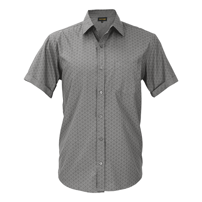 Barron Claremont Lounge Shirt Short Sleeve Mens