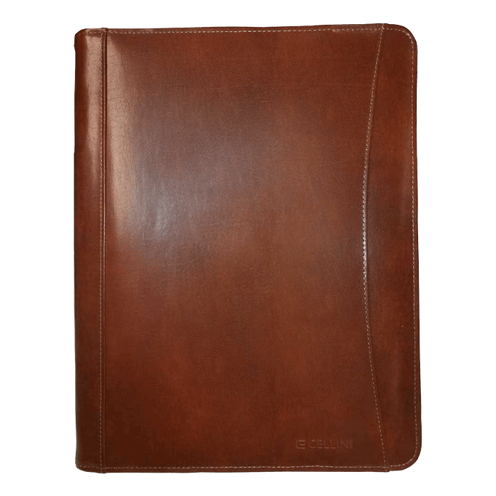Barron Cellini Agenda A4 Zip Around Leather Folder