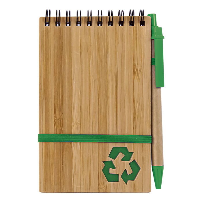 Barron Bamboo Notebook With Pen