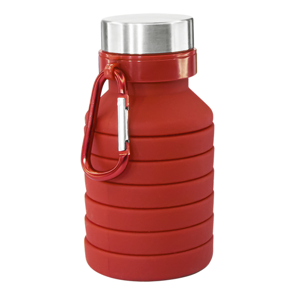 BW3879 - 600ml Collapsible Water Bottle with Carabiner Clip