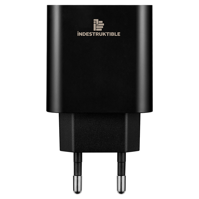 Barron IND 3.1AMP Dual USB Wall Charger With Micro-USB & Type-C Cables