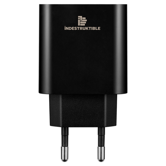 Barron IND 3.1AMP Dual USB Wall Charger With Micro-USB & Type-C Cables